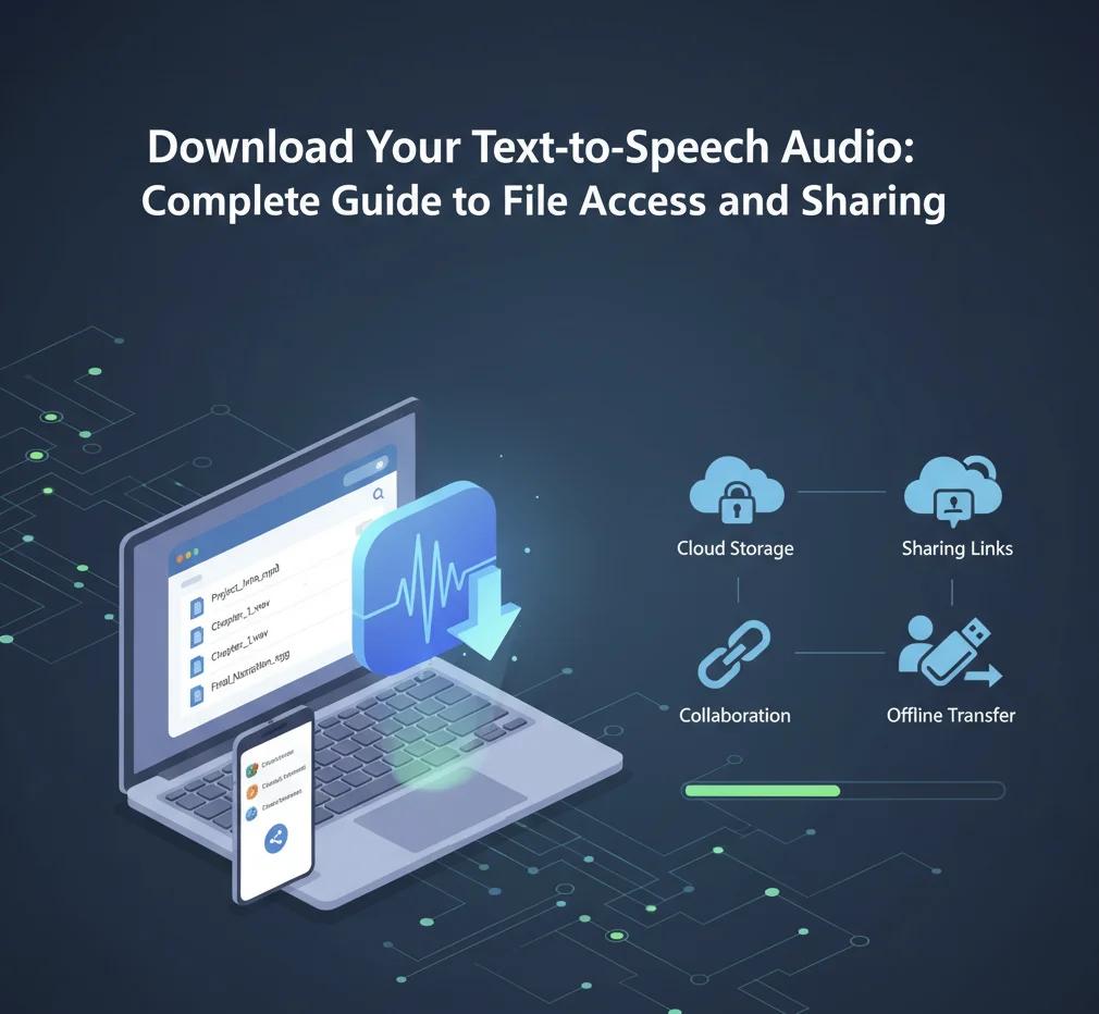 Download Your Text-to-Speech Audio: Complete Guide to File Access and Sharing